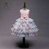 Платье принцессы для девочек, платье с бантом на день рождения, детское платье с памплинами, платье для выступлений для девочек
