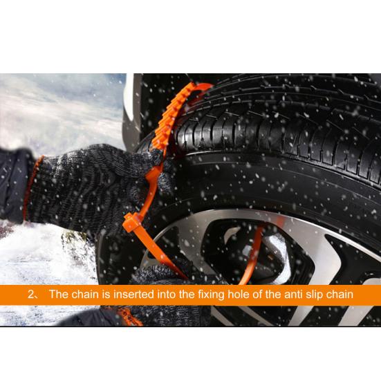 6/12/24 шт. универсальные противоскользящие цепи для противоскольжения регулируемые цепи для шин зимнего вождения аварийные тяговые цепи для снежных шин