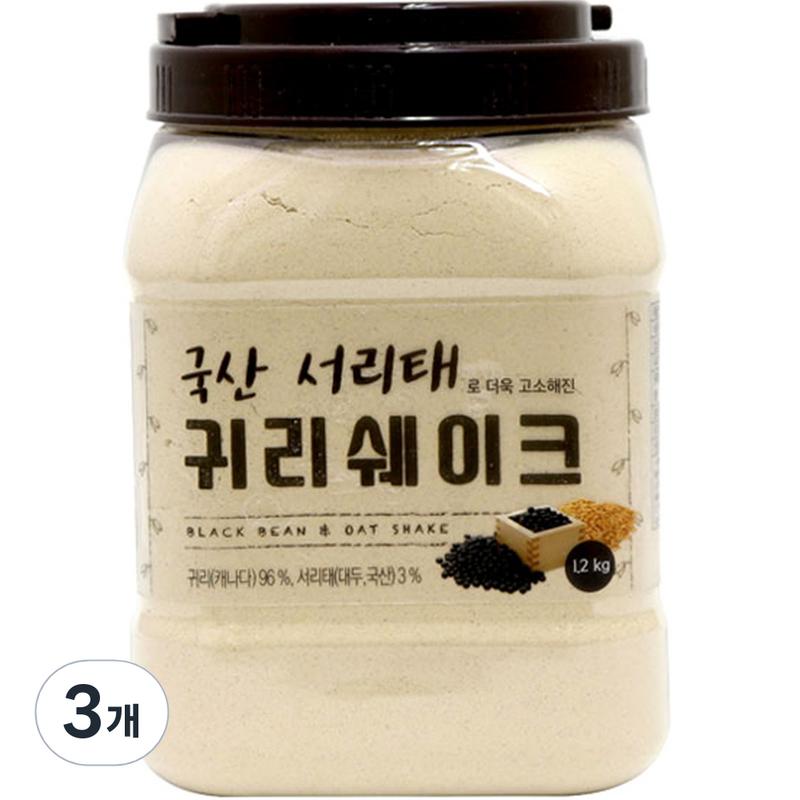 Taekwangseon-style Oat Shake Made Even More Savory with Domestically Produced Seoritae, 1.2kg, 3 Pieces