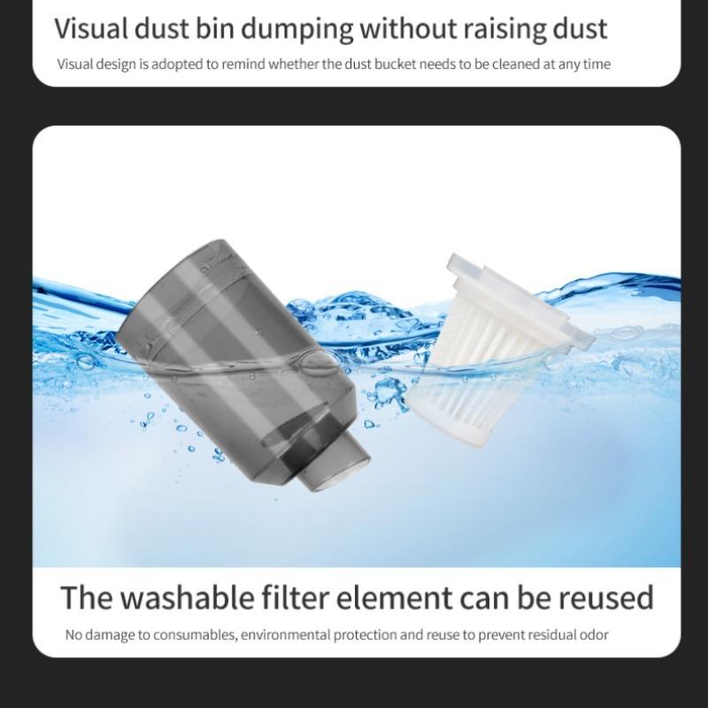 Автомобильный очиститель, бытовой беспроводной мощный складной мощный всасывающий ручной маленький пылесос, автомобильные принадлежности