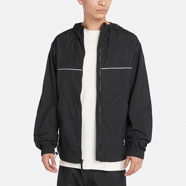 Timberland Светоотражающая куртка с капюшоном для улицы, унисекс, черная A41B5-001