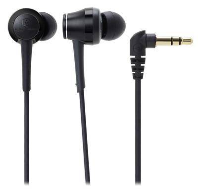 Наушники Audio Technica BK проводные канального типа с высоким разрешением, совместимые с черным ATH-CKR70
