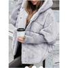 2025 Autumn Winter Women's Loose Patchwork Cotton Padded Coat Jacket Fashion Outerwear for Europe America