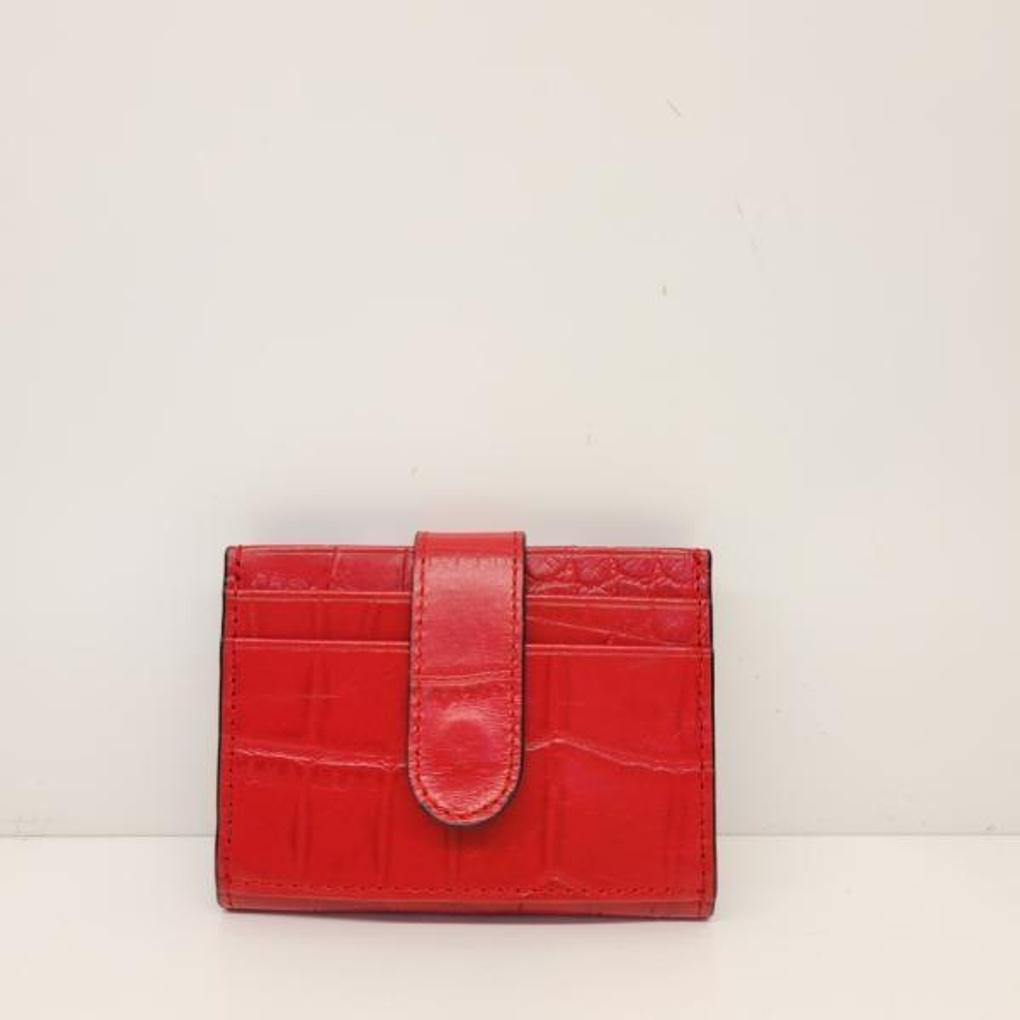 Marie Claire 16-slot, ultra-slim natural leather casual card holder wallet