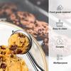 Stainless Steel Ice Cream Scoop For Baking Cookie Scoop, Trigger Release, Cookie Dough Scoop, Anti-Slip Spring-Trip Kitchen Tool