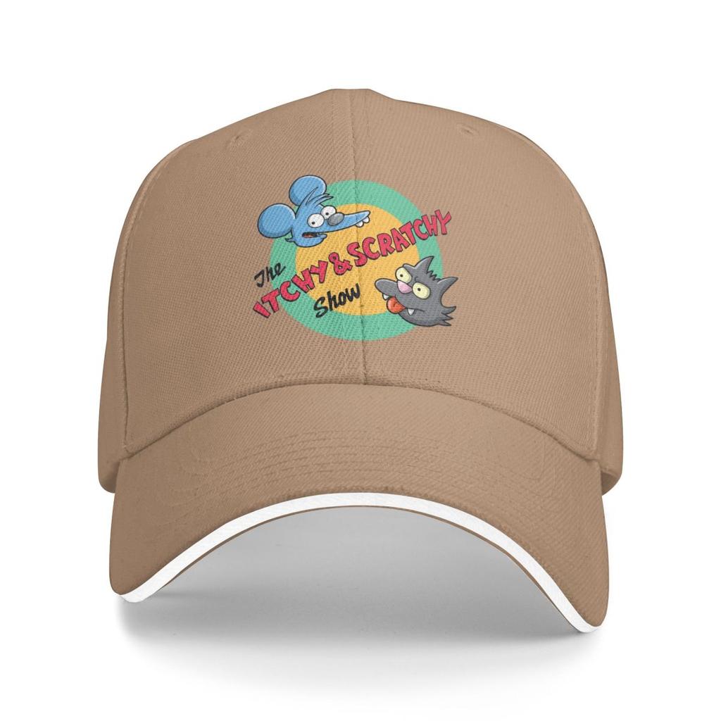 Unisex Baseball Hats The Itchy And Scratchy Show Cartoon Animation Streetwear Sports Baseball Caps Hip Hop Cap Casquette Hats