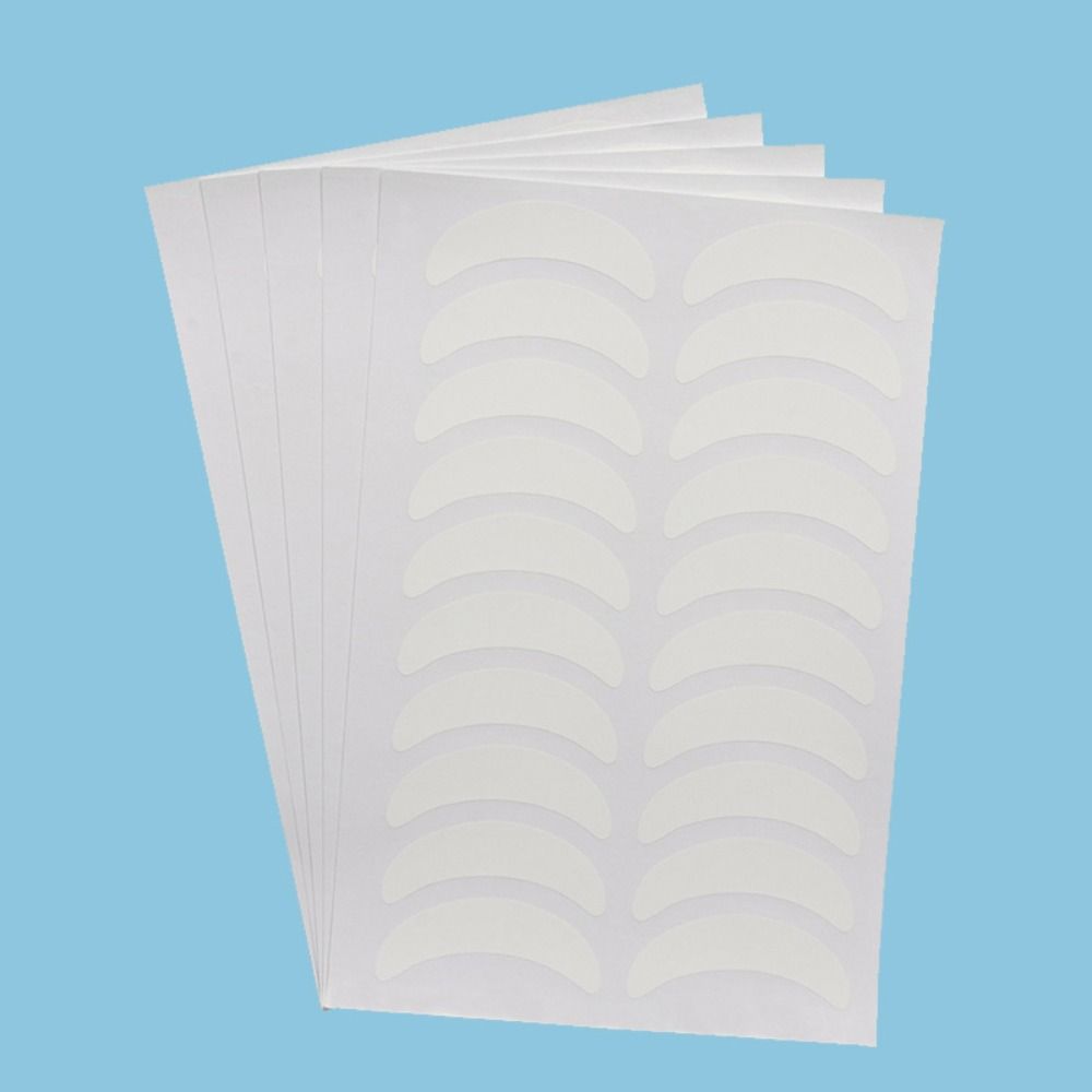 100Pcs/set Natural Eye Lashes Eyelash Extension Patches White Eyelashes Paper Adhesive Tape
