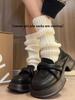 Lolita Japanese-Style Lengthened Knitted Calf Socks - Slimming and Shaping Leg Covers