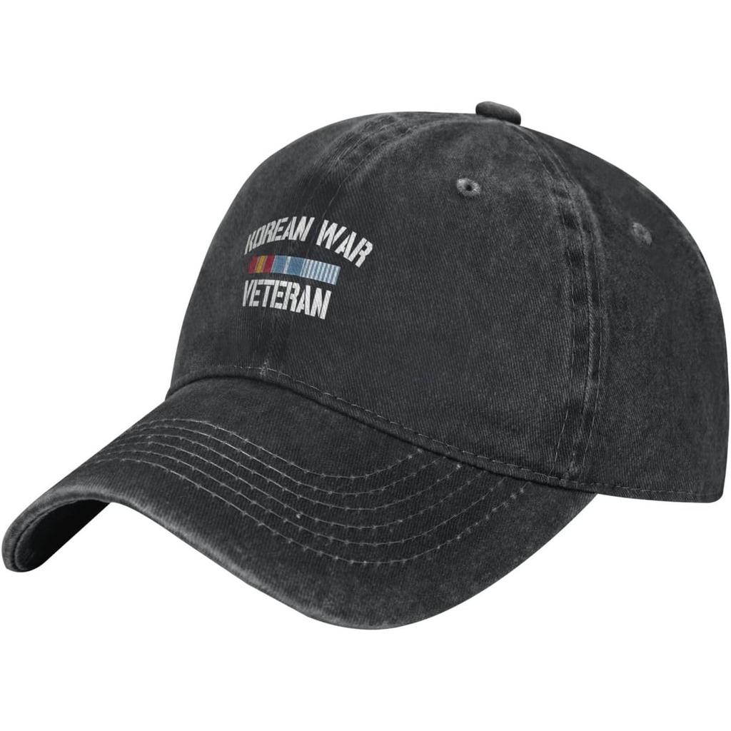 Korean War Veteran Baseball Cap Washed Cotton Adjustable Dad Hat Unisex Casual