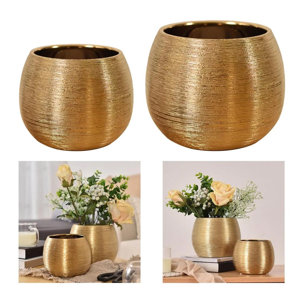 Современные керамические цветочные горшки, маленькие цветочные горшки, контейнеры, круглые, матовые крафтовые миски, вазы для стола, офиса, спальни