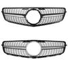Для Mercedes Benz C Class W204 C180 C200 C300 C350 2007-2014 передний бампер решетка переделка GT Diamond AMG стиль авто аксессуары