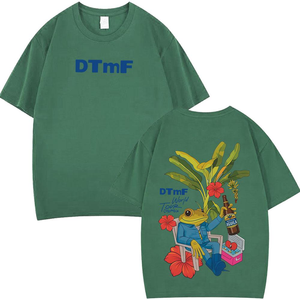 Рэпер Bad Bunny Деби Тирар Мас Фотос DTMF World Tour Футболки Мужские Женские Винтажная Футболка Хип-Хоп Высокое Качество Свободные Футболки