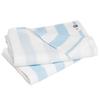 Bloom Imabari Towel Сертифицированный набор муслиновых банных полотенец Groovy Подходит для помещений Изготовлен из хлопка 2, Полоска, Быстросохнущий, Сушка, Япония, 100% (синий)