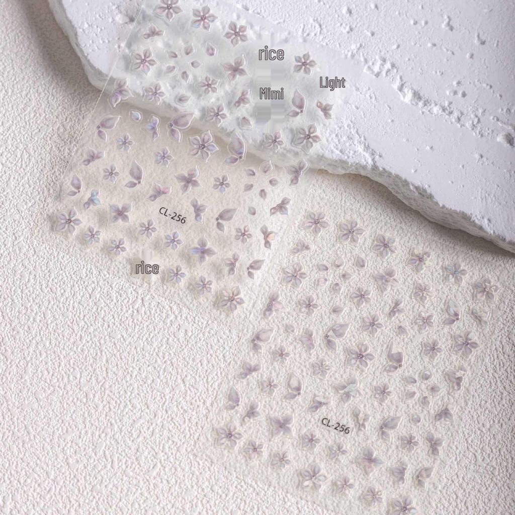 Cyansea Милые Ракушки Ледяные Цветы Наклейки для Маникюра - Новый Самоклеящийся Рельефный Дизайн