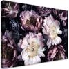 Canvas Print, Peonies Bouquet of Flowers Vintage Garden