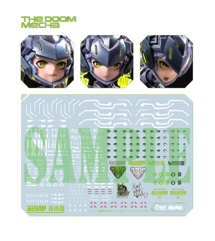 Doyusha Anime Star Nuclear Gold Reconstruction Sun Shangxiang THE DOOM MECHA approximately 170mm plastic model kit ver. 1/12 scale, tall, (figure)