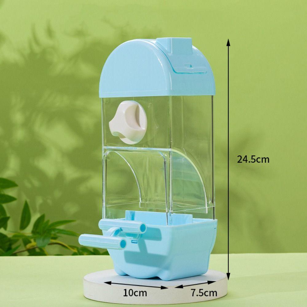 Convenient Bird Feeder Transparent Bird Food Box Bird Hanging Food Dispenser Outdoor