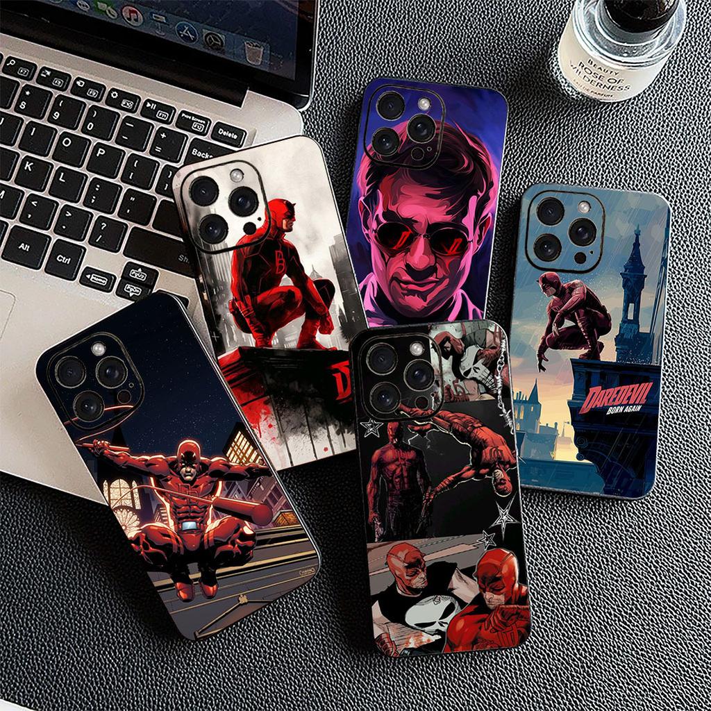 Для Motorola Moto G86 G57 G67 G24 G15 G54 Power G13 G14 G34 G35 G45 G60 G53 G55 G64 G75 G72 Чехол для телефона Постер Сорвиголова Марвел