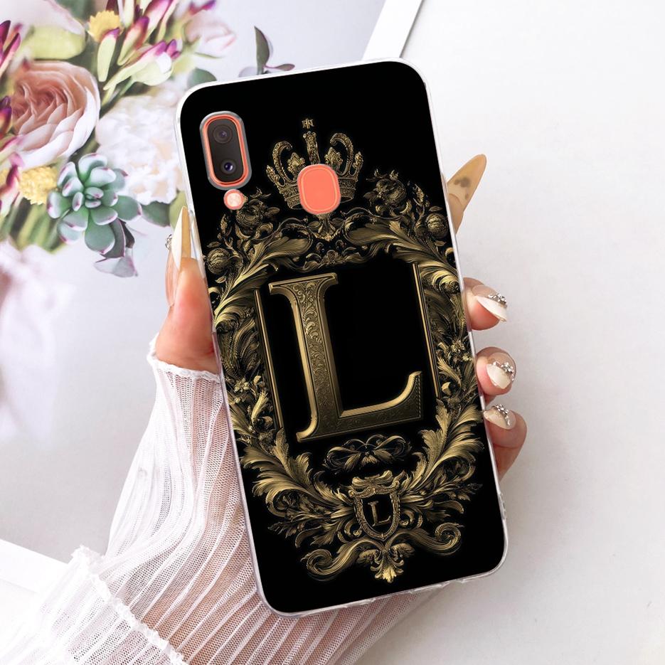 For Samsung Galaxy A20e Case SM-A202F Cute Crown Letters Cover Soft Slim Phone Case For Samsung A20 A 20e 20 s Galaxy A20s Shell
