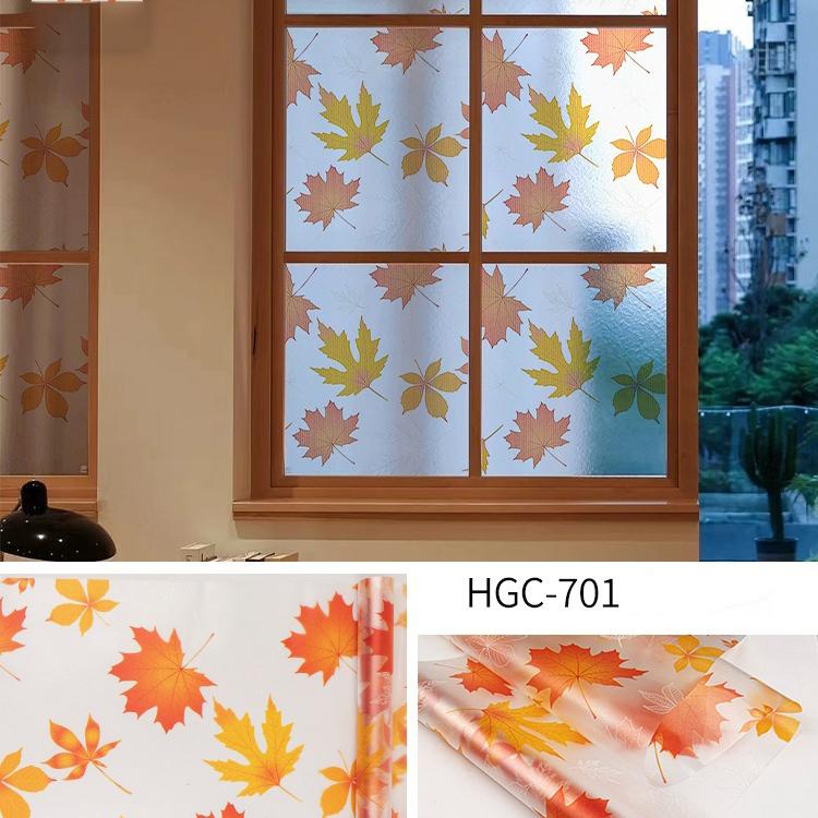 Наклейка из матового стекла, электростатическая наклейка на окно, наклейка на туалетное окно, светопроницаемая анти-подглядывающая модная пленка в китайском стиле