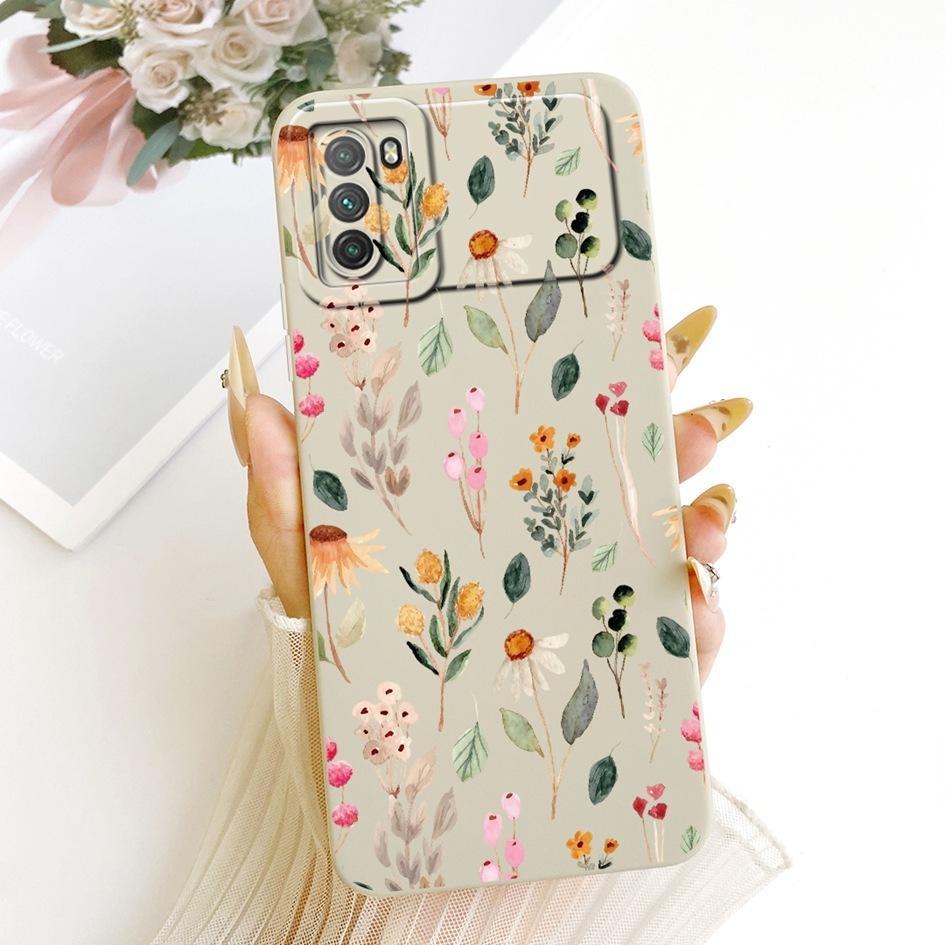 For Xiaomi Poco M3 Case Cute Cat Cartoon Phone Cover Soft Liquid Silicone Shockproof Bumper For Xiaomi Poco M3 M 3 PocoM3 Fundas