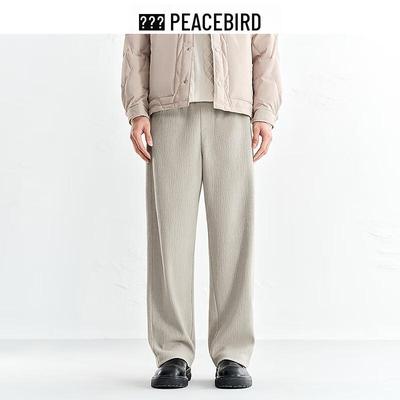 Мужские повседневные брюки прямого кроя PEACEBIRD BAGMF412F
