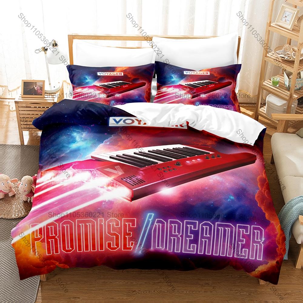 Voyager Promise Pattern Bedding Set 3Pcs Creative Graphic Comfortable Bed Linen for Single Double Bed
