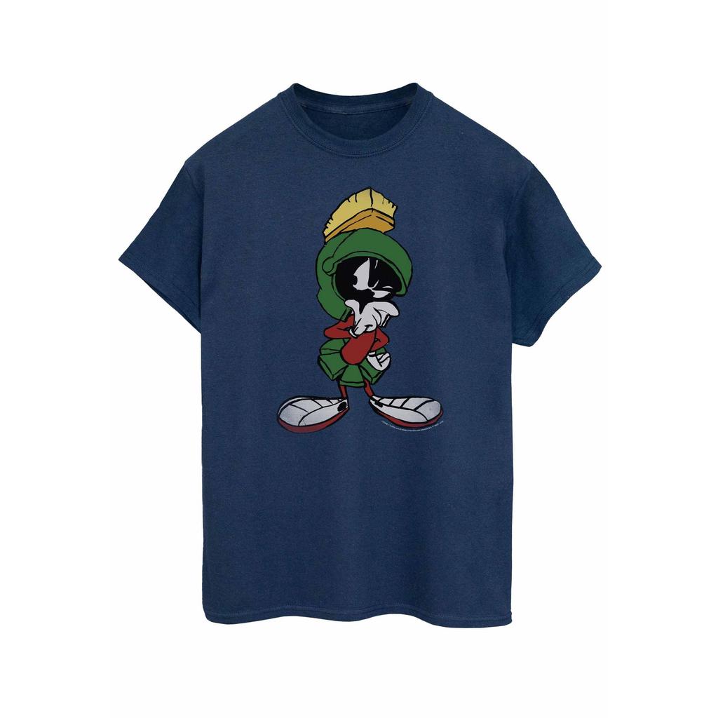 Looney Tunes Womens/Ladies Marvin The Martian Pose Cotton Boyfriend T-Shirt