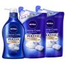 Kao Nivea Cream Care Гель для душа Европейское белое мыло 480мл для тела 360мл запасной блок 2 штуки