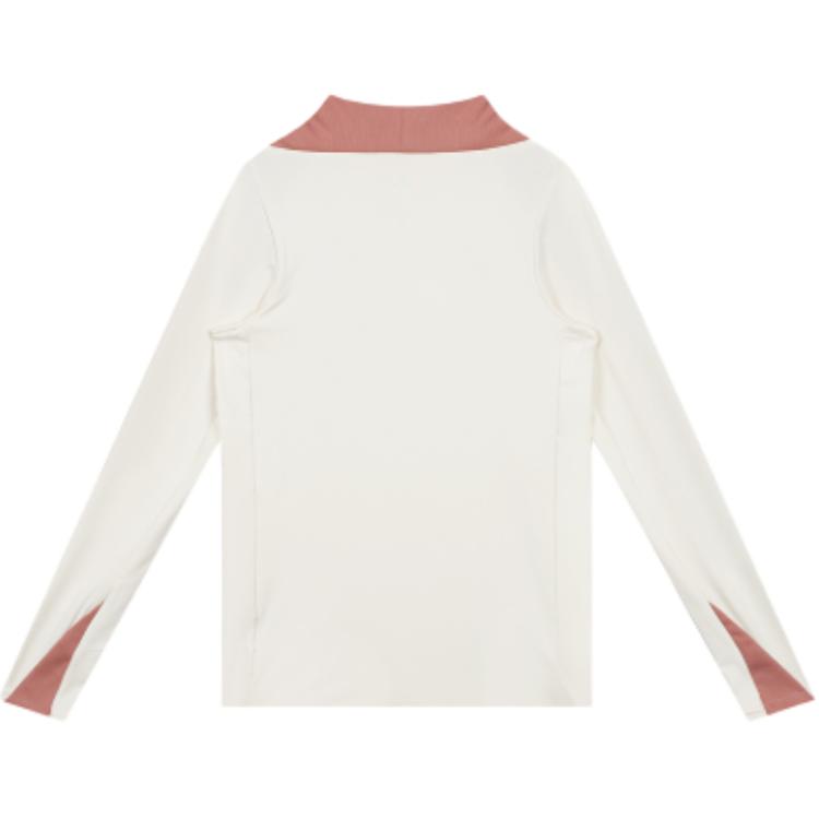 Jordan Футболка с цветными буквами и приталенным кроем, с длинным рукавом и высоким воротом, мужская, бежевая FQ2625-111