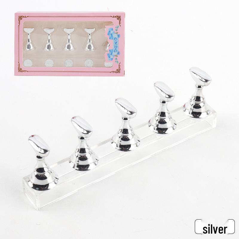 Nail Art Practice Stands: Beginner Holders for Color Cards & Display Plates