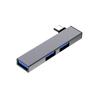 Многопортовый адаптер USB C 4-портовый донгл с высокой скоростью 2 USB2.0, 1 USB3.0, поддержка OTG для ПК, ноутбука