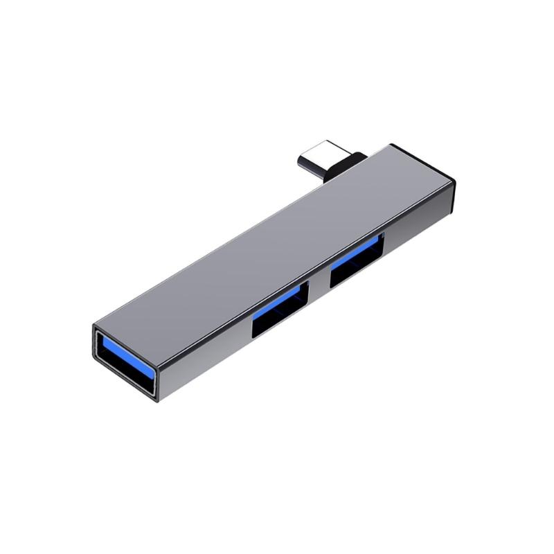 Многопортовый адаптер USB C 4-портовый донгл с высокой скоростью 2 USB2.0, 1 USB3.0, поддержка OTG для ПК, ноутбука
