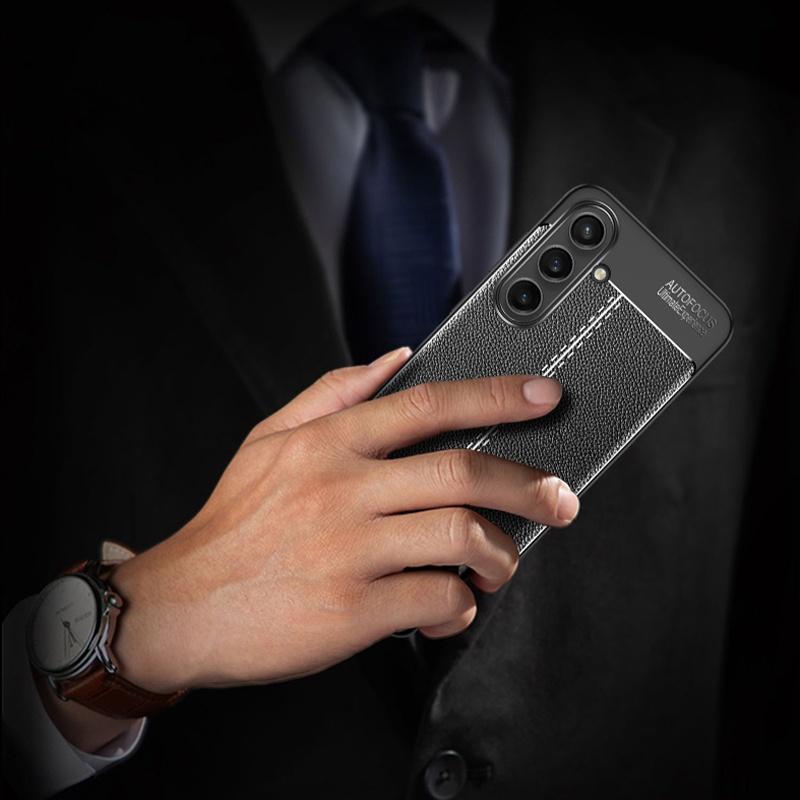 Для Samsung S24 FE Чехол Накладка Samsung S24 FE Capa Новый Противоударный ТПУ Телефон Задний Бампер Кожаные Fundas Samsung Galaxy S24 S 24 FE