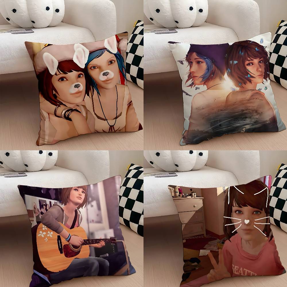 Cool Game LLife Is Strange Pillow Case Throw Pillow Cover Nordic Vintage Style Cushion Covers Home Living Room Sofa Couch Seat
