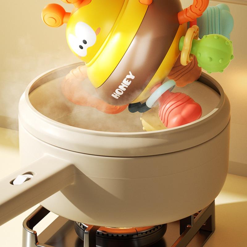 Детский мяч для захвата меда, детская головоломка, просветительская мультяшная погремушка с животными, Рождественский набор, развитие мозга, распознавание формы