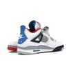 Мужские кроссовки Air Jordan 4 Retro SE What The 4 белые милитари-синие огненно-красные CI1184-146