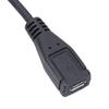 Кабель-удлинитель питания 5VDC MicroUSB на 5525 22AWG 3A Адаптерный кабель 0,2 м