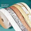9,2 метра/рулон 3D пенопластовая настенная плинтусная линия, самоклеящаяся водонепроницаемая декоративная бордюрная наклейка для отделки углов стен в отеле и дома