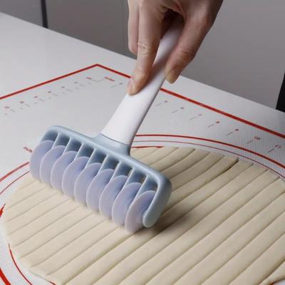 1 шт., роликовый нож для сетки, роликовый нож для лапши, нож для резки полосками, инструмент для выпечки