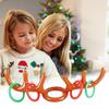 Inflatable Reindeer Antler Ring Toss Game Christmas Tree Santa Ring Toss for Christmas Party Games Kids New Year Xmas Gift