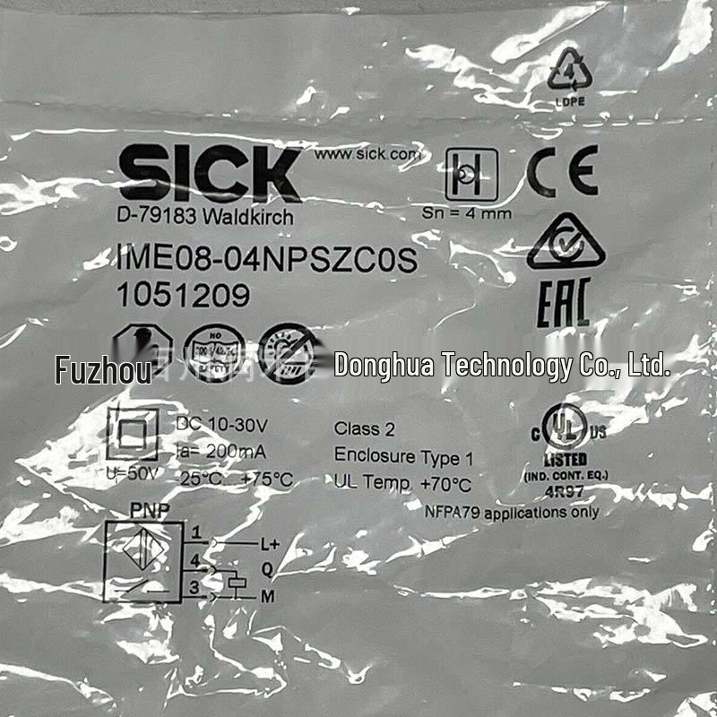 Индуктивный датчик приближения Sick IME08-04NPSZC0S 1051209 - Новый, в наличии