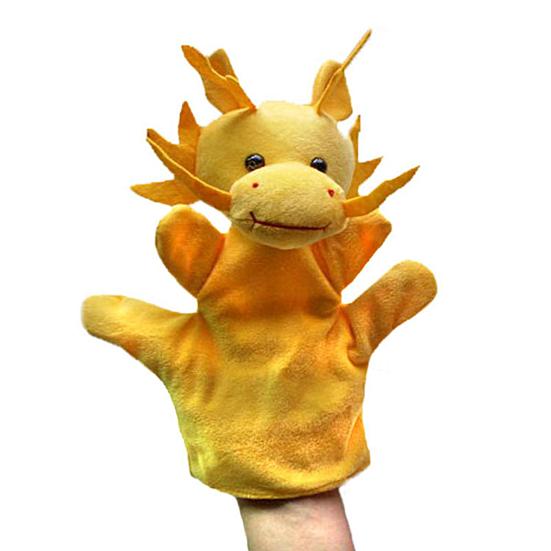 Animal Hand Puppet Super Soft Tear-Resistant Flannel Hand Puppet Storytelling Preschool Role Play Toy for Home