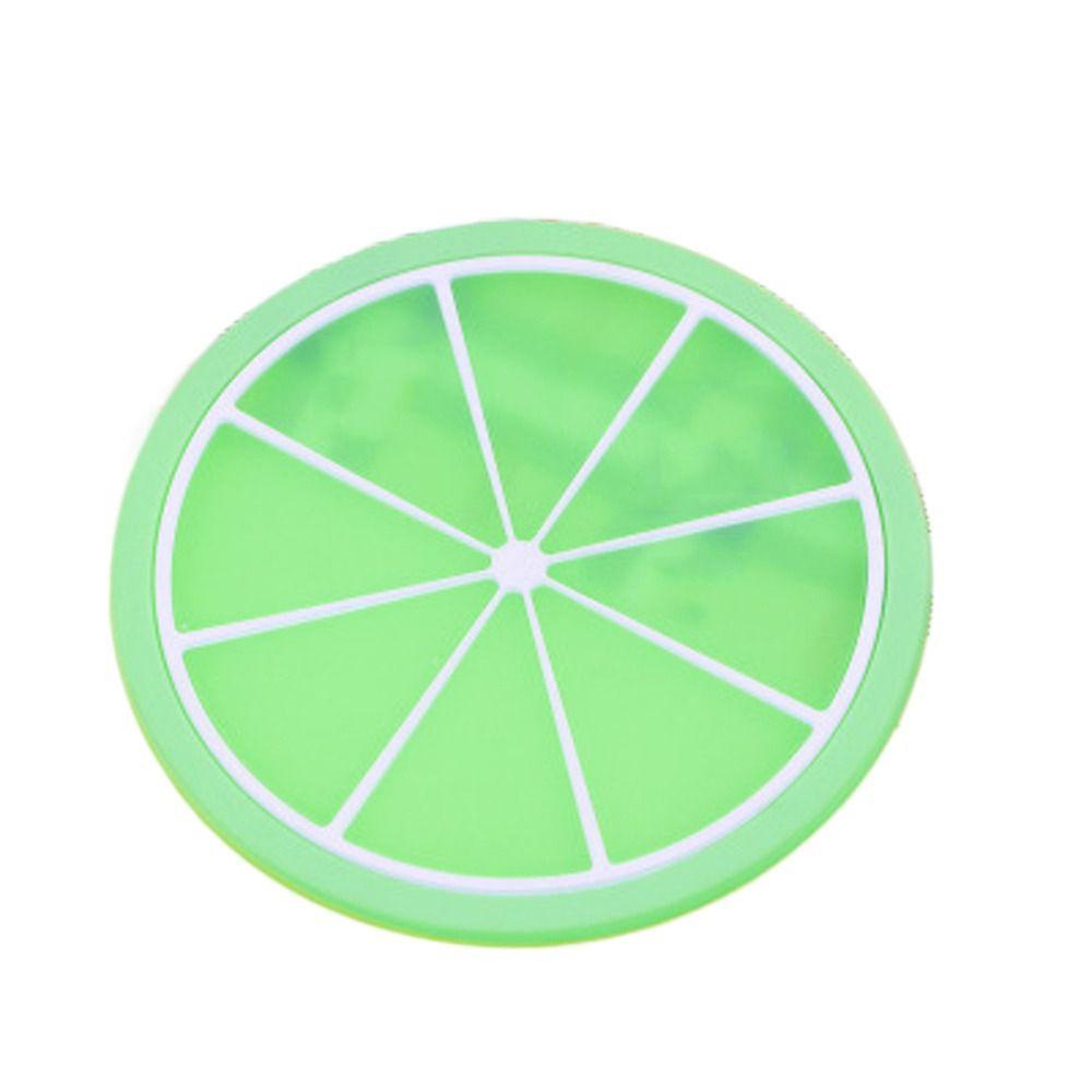 Silicone Cup Mat Non -slip Cup Insulation Pad Tableware Pad Fruit Shape Cup Coaster  Dining Table