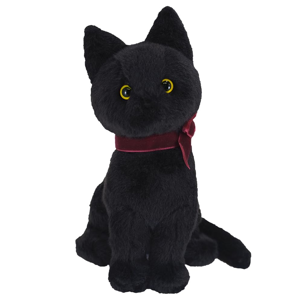 SunLemon Jolly Black Мягкая игрушка-сидячее животное Кот P-9072 13x12x19см