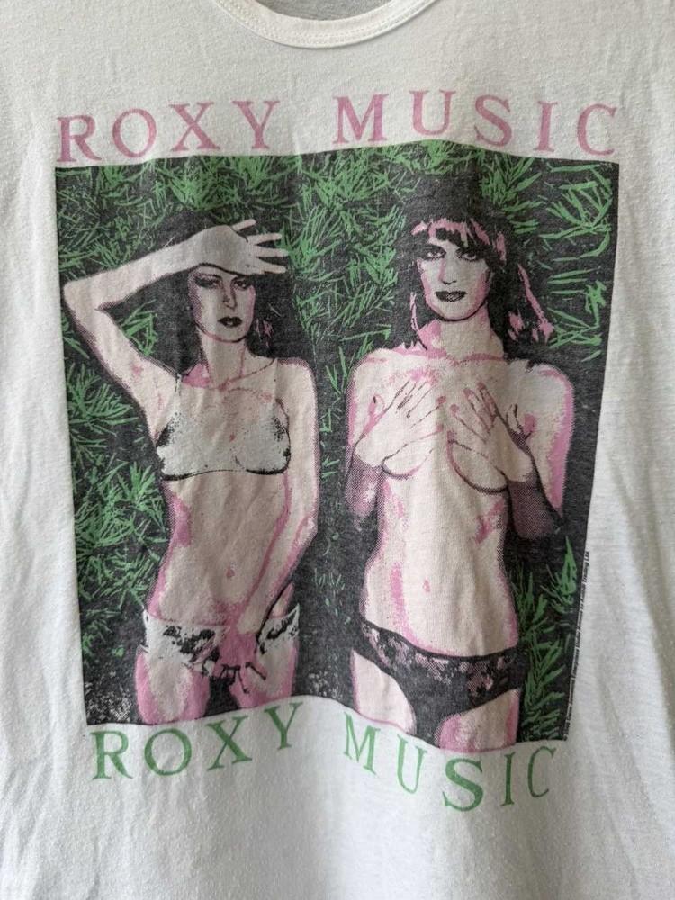 White Roxy Music For Your Pleasure Album Shirt Unisex S5XL R315