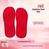 Обувь Zou Haoyun Красные Благоприятные Облака ПВХ Мягкая Водонепроницаемая Нескользящая Прочная для Торжеств
