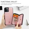 Zipper Wallet Card Phone Case for iPhone 17 Pro Max 16 Plus 15 14 13 12 11 XS XR X Flip Leather Holder Back Cover For Samsung S25 Ultra S24 FE S23 S22