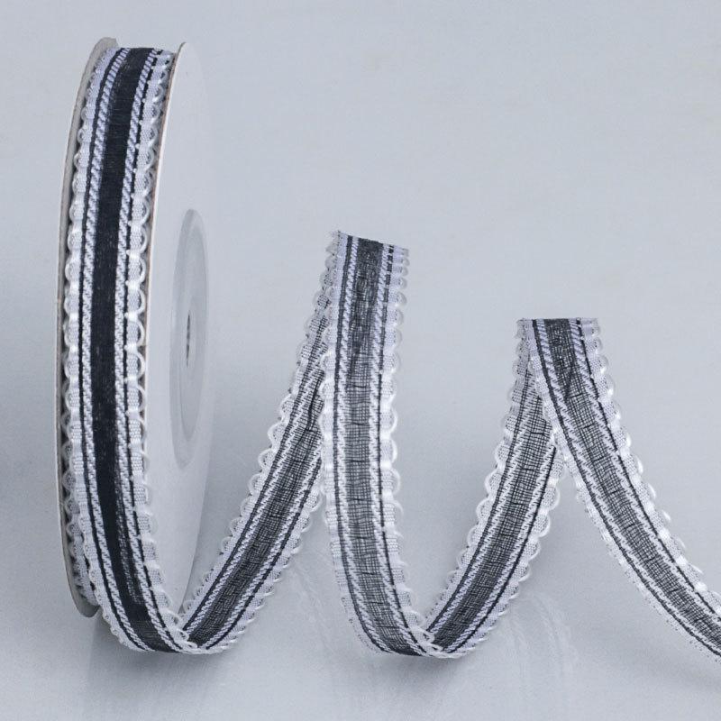 2,5 см прозрачный бутон кружева снежная марля тесьма ручной работы бант для волос головной убор аксессуары цветы упаковка декоративная лента поделки изготовление лент