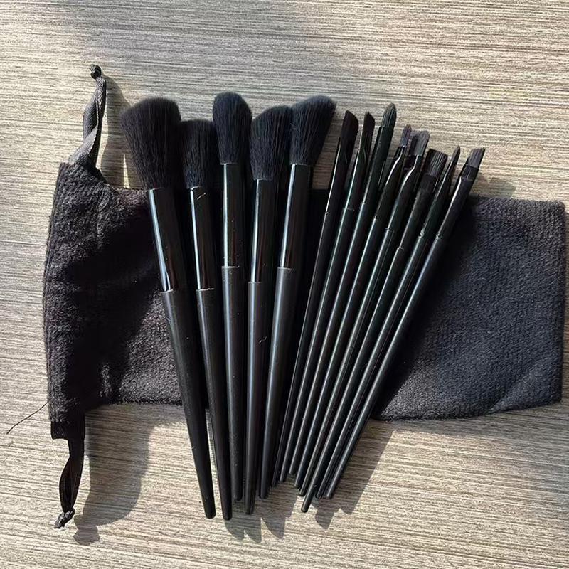 13 шт. Кисть Инструмент для красоты Макияж Набор кистей для макияжа Мягкая Профессиональная Косметическая Основа Пудра Тени для век Кабуки Смешивание Макияж